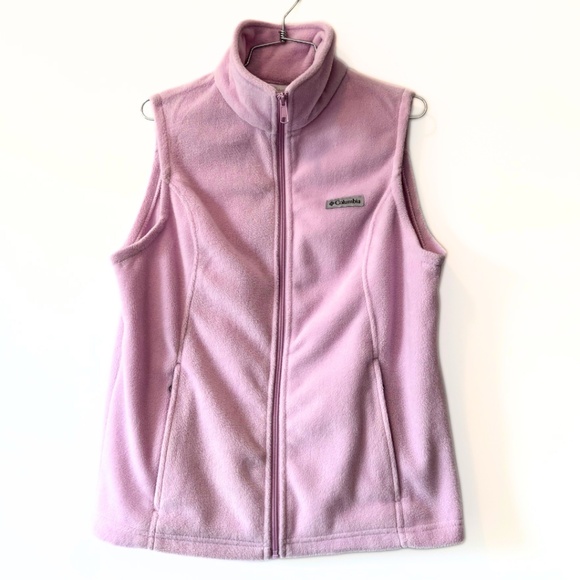 Columbia Benton Springs Fleece Vest Pink Size L - Picture 4 of 11